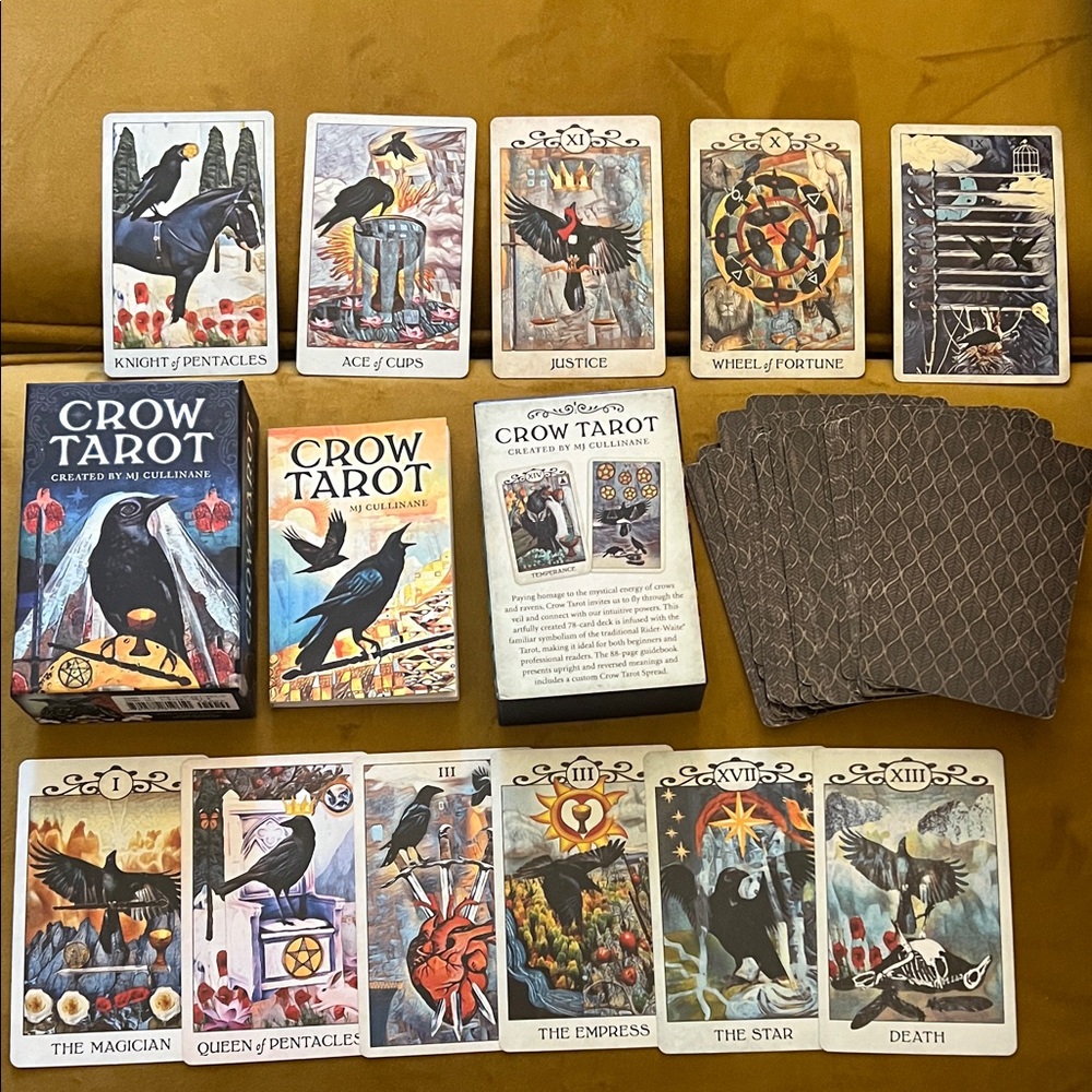 Crow Tarot Deck with Guidebook